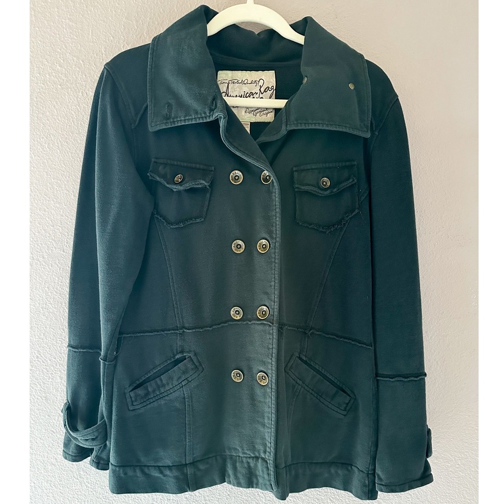 Vintage Y2K‎ Early 2000s American Rag Sweater Jacket Blue Size Small